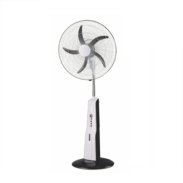 Rechargeable Electric 16 Inch Standing Solar Power Fan 12 V Air Circulation Cooler Pedestal  Home National Fan