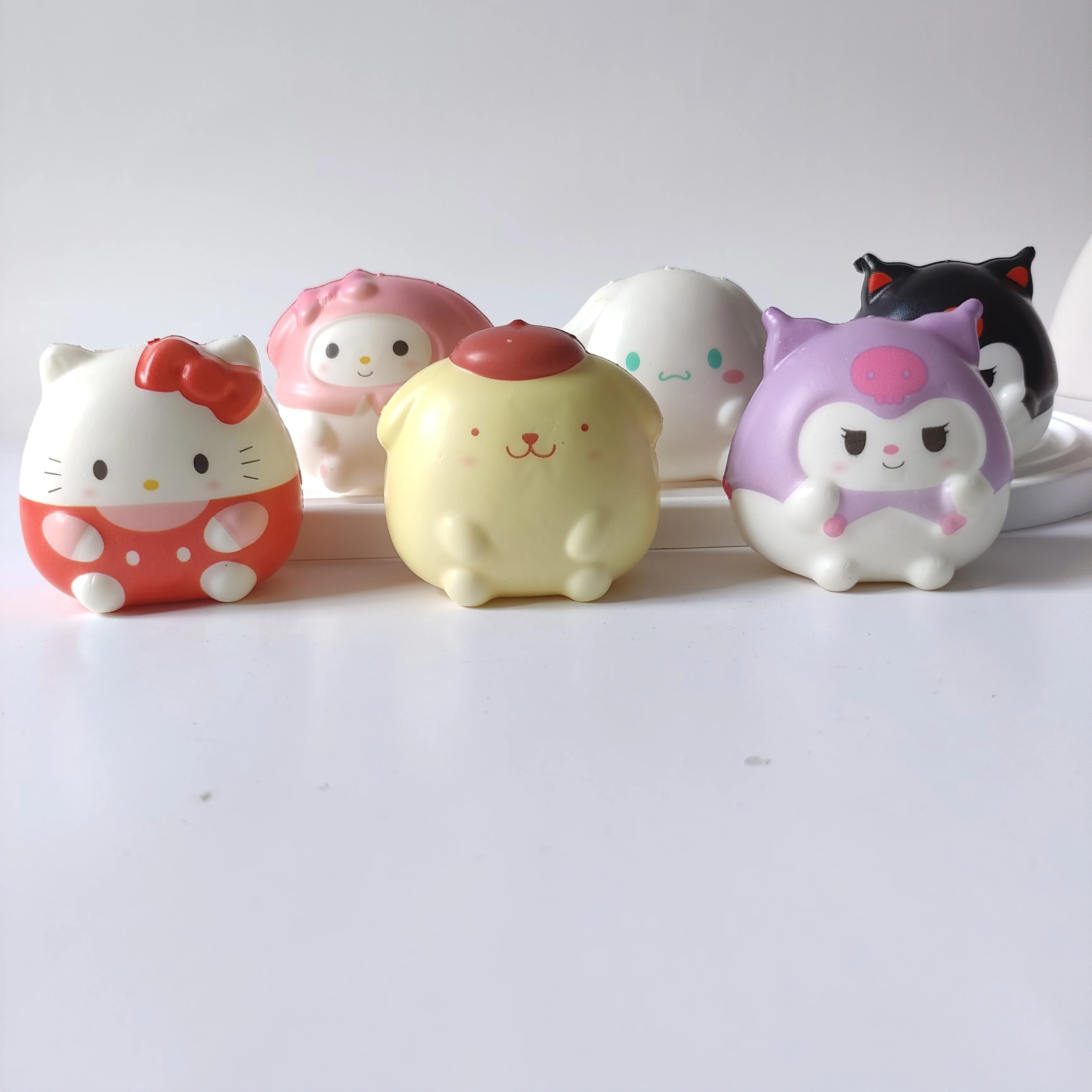 Wholesale Stress Relief Pu all kinds of small toys anime character dolls cartoon stress relief characters gifts for children