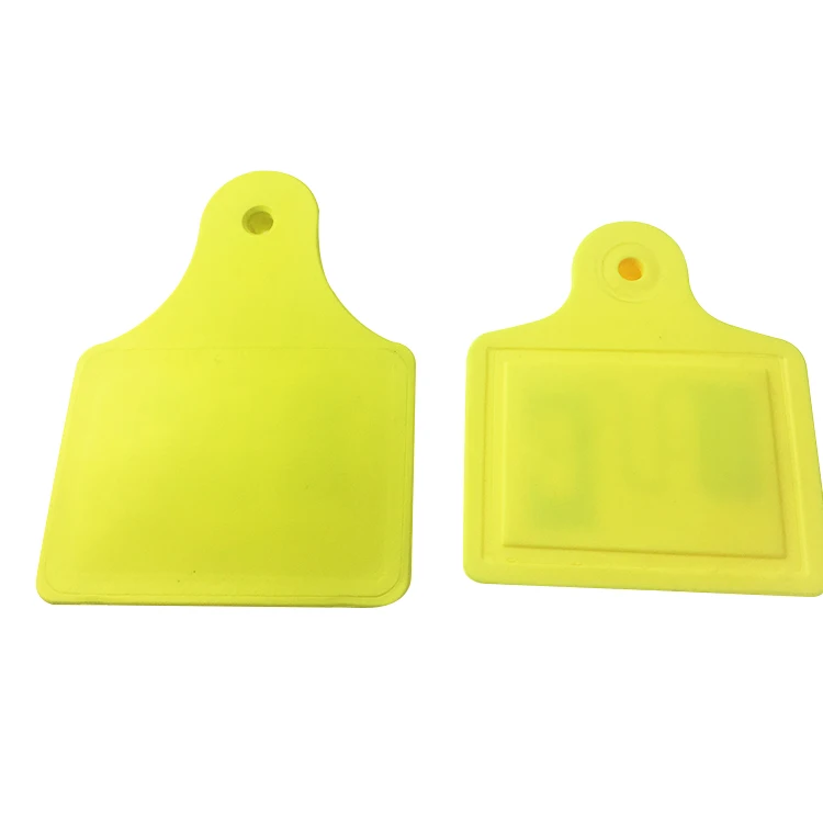 Long Distance Reading Range  UHF Chip RFID Animal Ear Tags For Cow Goat