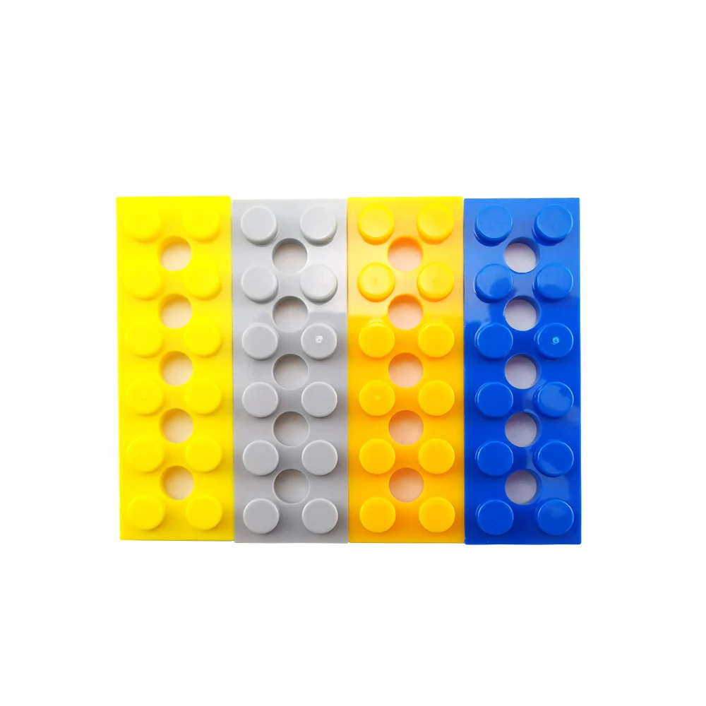 Best quality Safely Moc Building Block Brick  Plate 2 x 6 with 5 Holes Plastic Educational Toy No.32001