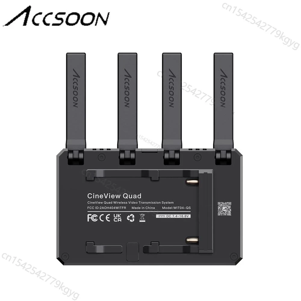 ACCSOON CineView QUAD 150m Wireless Video Transmission System 2.4GHz 5GHz Dual Band support-HDMI SDI for Smartphone Live Stream