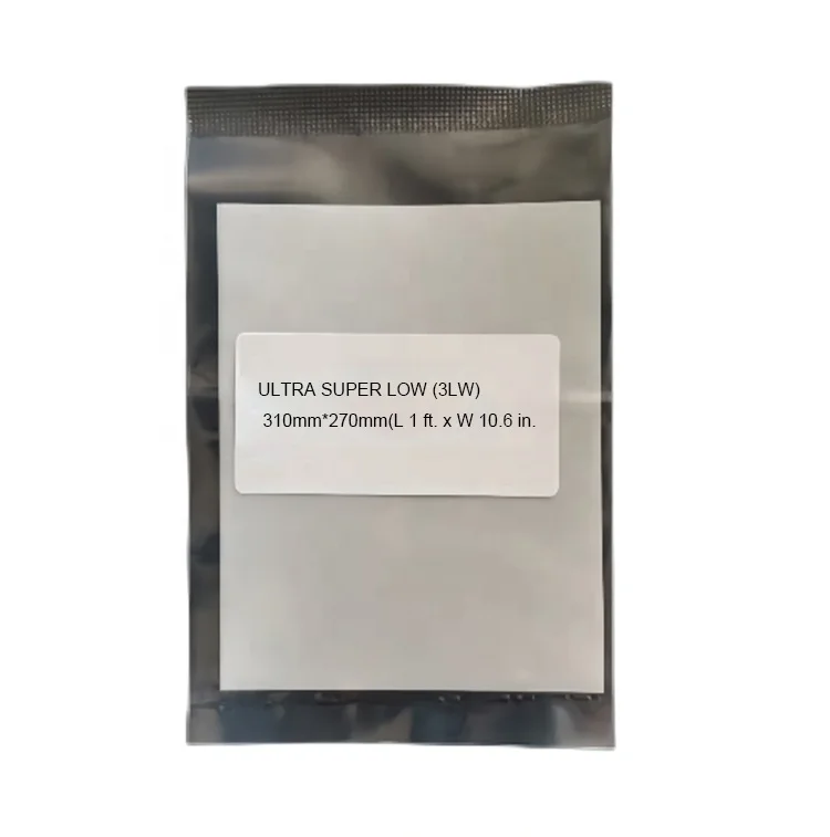 Prescale Film Low LLLW (3LW) - Surface Pressure Mapping; Pressure Indicating Film;  L 1 ft. x W 10.6 in. Section