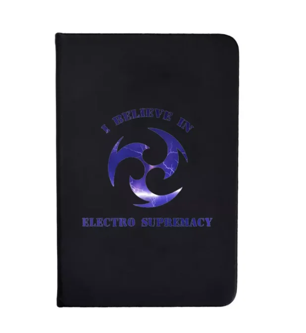 Game Genshin Impact Anime Peripl Notebooks Simple And Fashionable Office Black Matte Book Anime Cosplay Handbook