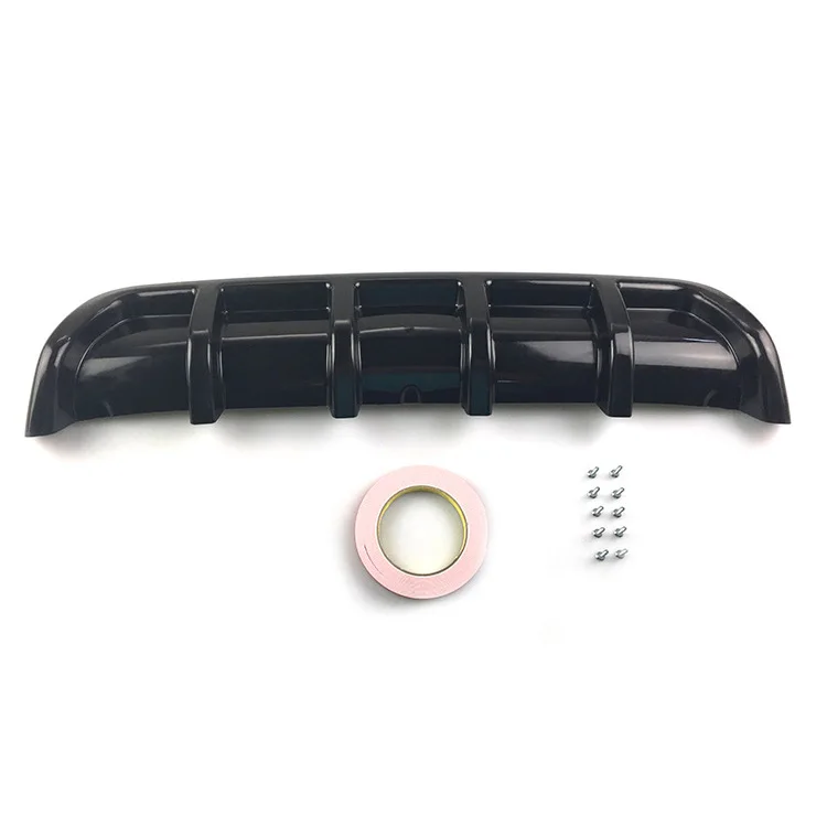 Car modified parts sports ABS universal rear bumper lip shovel tail 67cm horn shark fin chassis deflector