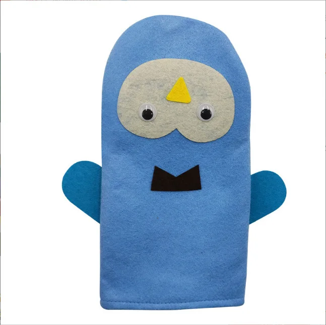 hot sell factory wholesale cheap custom service design durable eco soft plush wool felt fabric shark hand puppet theater