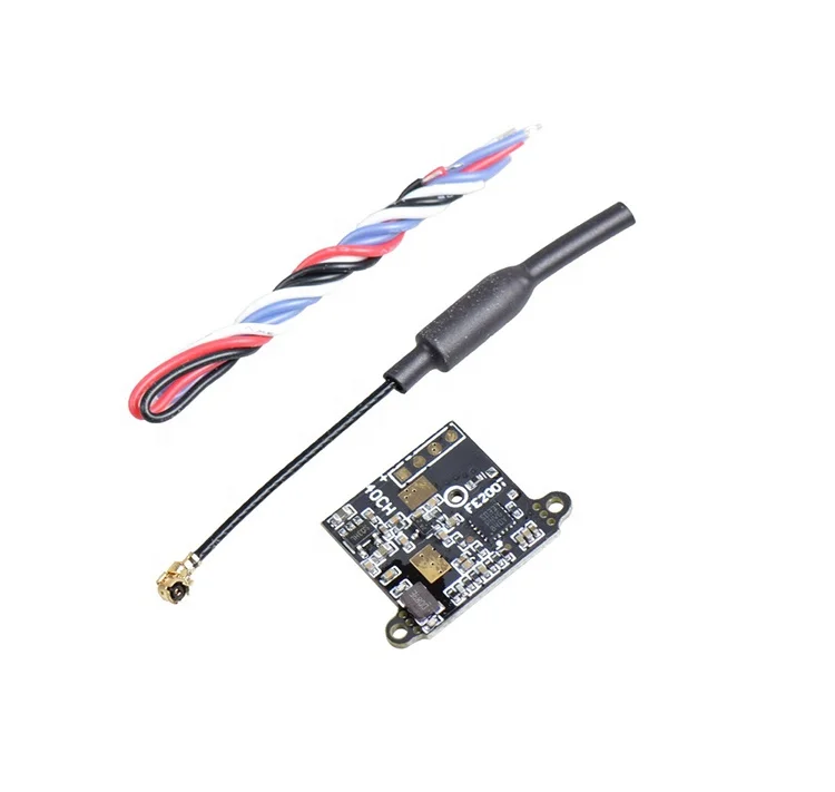 FE200T 5.8G 40CH 25mW 100mW 200mW OSD Adjustable AV 4.5-5.2V IPEX Transmitter for Flight Controller