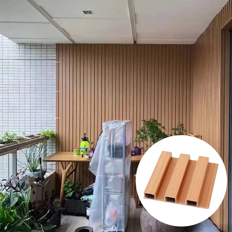 OEM Multi Size Popular Discount PVC Wpc Wall Panel De Pvc Efecto Madera Para Pared