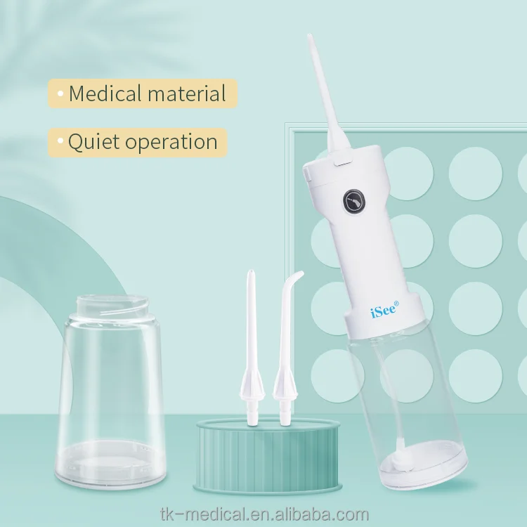 iSee Stepless Speed Regulation Long Battery Life Water Dental Flosser Professional for Teeth