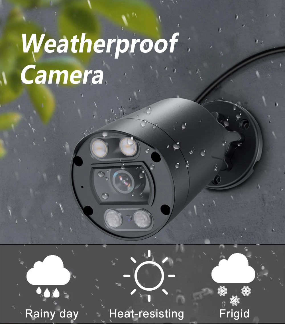  Home Surveillance Outdoor Waterproof 4K 8MP Camera 8 Channel CCTV Security System