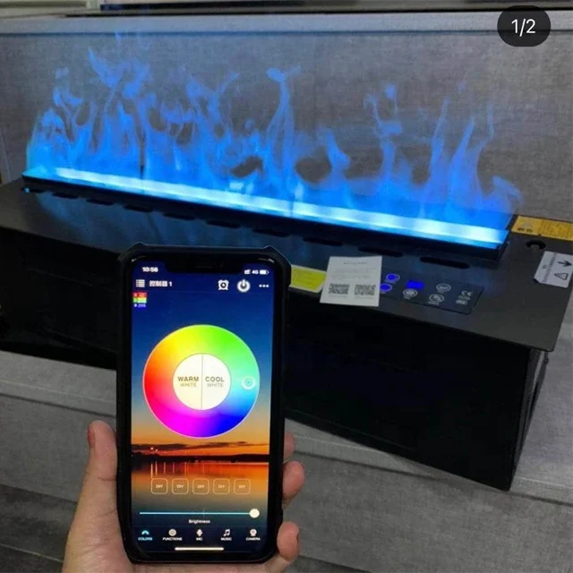 Горячая Распродажа 60 дюймов водяного пара/водяным паром/распыления 3d камин