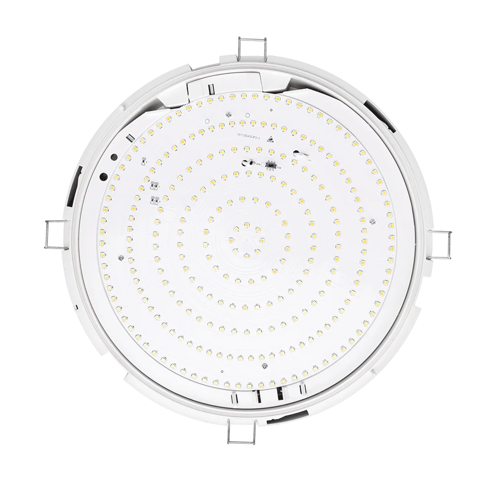 Inventory in Germany Holux Ip66 Ik10 2cct Adjustable Tri-proof Lamp Waterproof Outdoor Bulkhead Wall Garden Ceiling Light