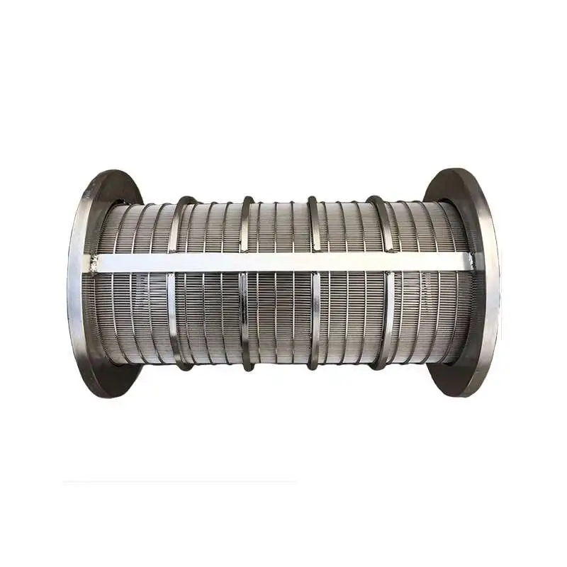 Automatic Johnson Screen Drum Screen Cylinders Profile Bar Filter