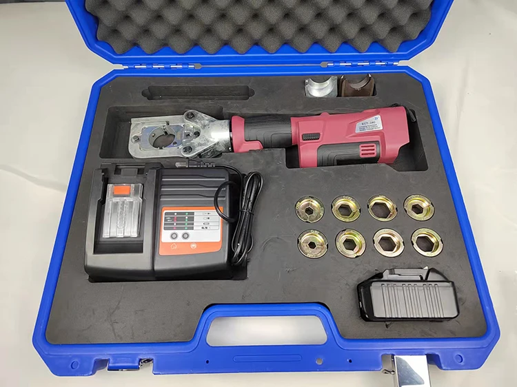 ECT-240 New Multi-functional 6T Electric Battery Powered Mini Cable Lugs Hydraulic Crimping Tool