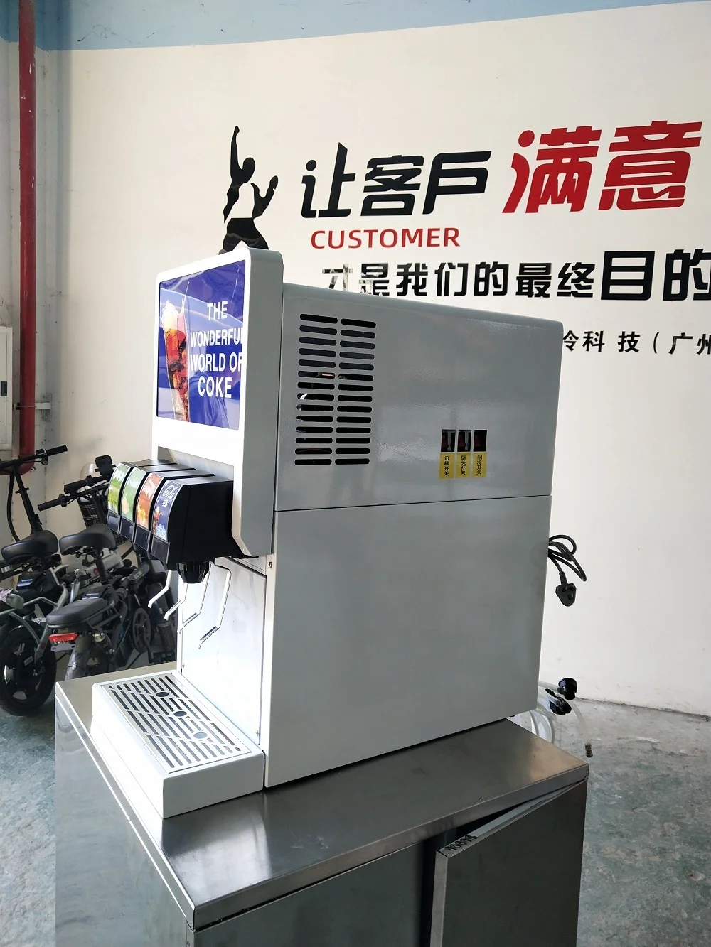 China Manufacturer Automatic Making Vending Cola Machine Soft Drink Soda Cola Fountains Dispenser