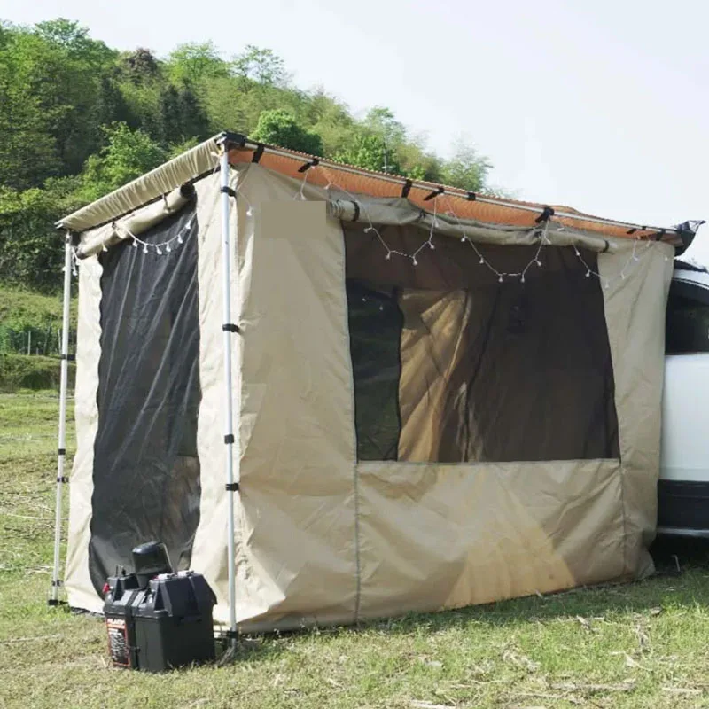 Best 4x4 Outdoor Camper Foldable Sun Shade For Van Vw Car Transporter Waterproof Durable Awning Tent Room With Zipper