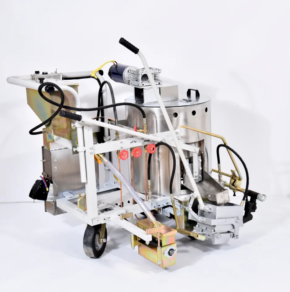 Small Road Construction Portable Used Electric Stirring Type Tar Road Machine Marking Trucks Working Machine