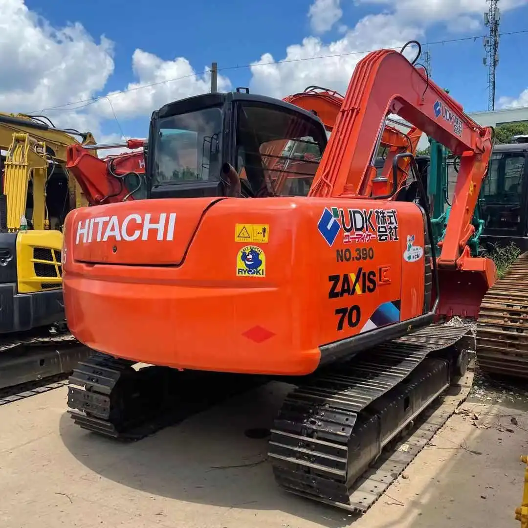 Used excavator Crawler Excavator HITACHII ZX70 used 7 Ton excavator for sale