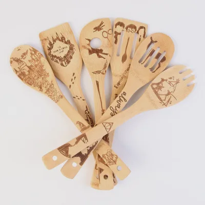 Engagement Design Custom Bamboo Spoon Personalized Eco-friendly Natural Wooden Spoon