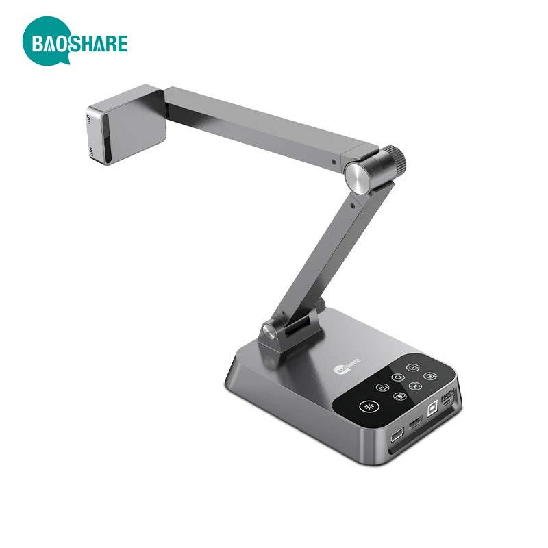 light small free 180 rotation Auto focus 18MP 30FPS Automatic Visual presenter GP1200D  visualizer