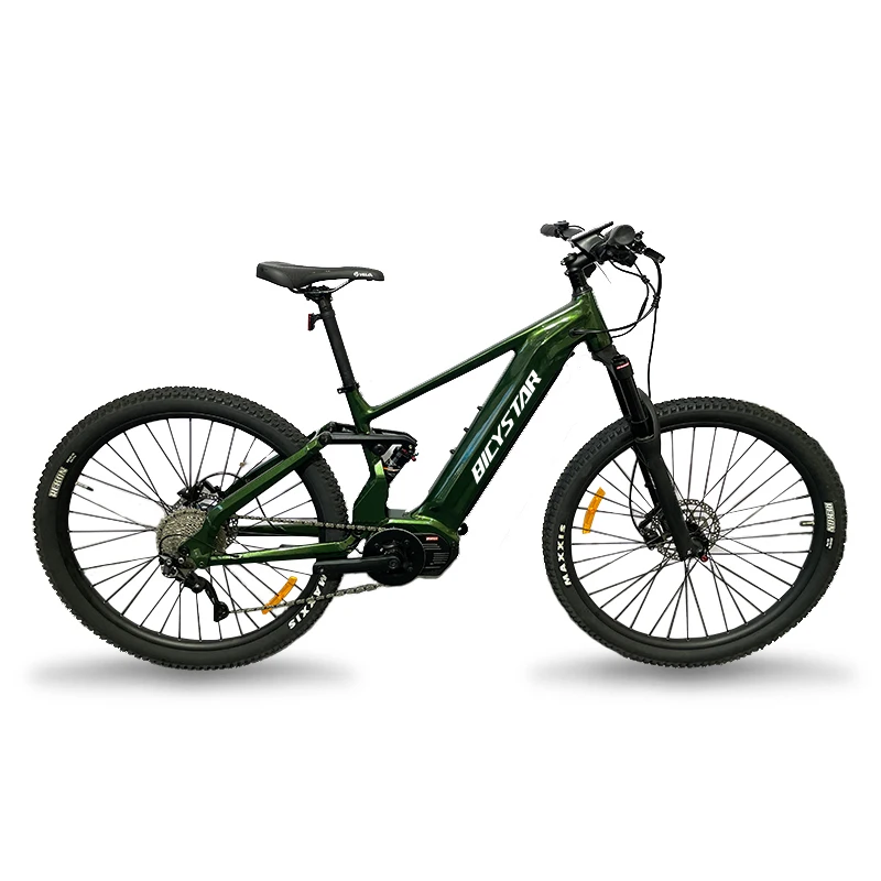 OEM ODM 2023 full dual suspension e mtb mountainebike mountain ebike 750w electric bike bicycle with long range 72v 48v