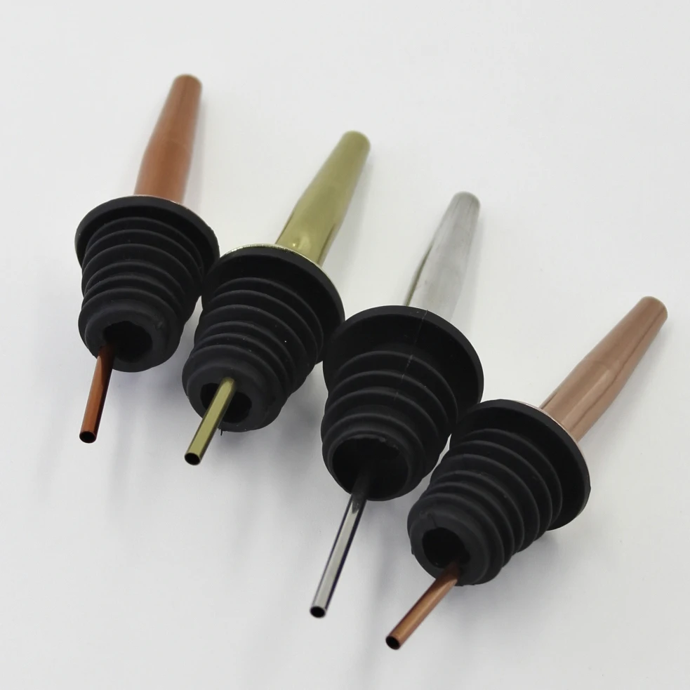 Stainless Steel Champagne Red Wine Drink Stoppers Bottle Pourers Cork Spout Wine Stopper Cocktail Bar Accessories