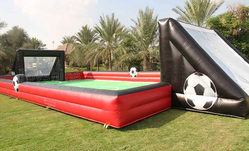 All In One Inflatable Sports Arena 5 In 1 Combo Football Twister Volleyball Game Inflatable obstacle Field