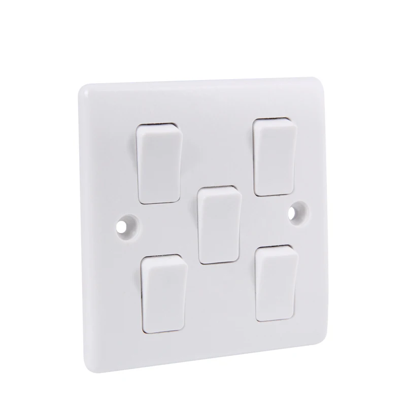 Лидер продаж 4 банды 5 gang кнопочный переключатель 2 варианта электрические выключатели