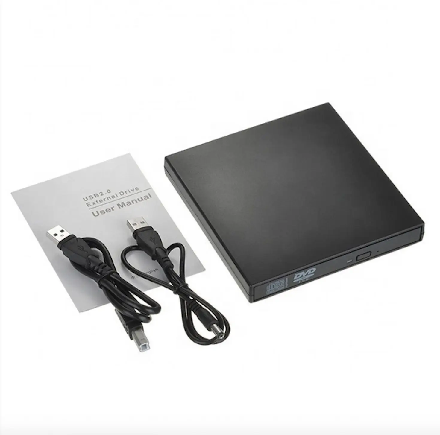  Зарядное устройство внешний USB CD-RW горелки DVD/CD считыватель плеер с двумя кабели для Windows и Mac OS ноутбук
