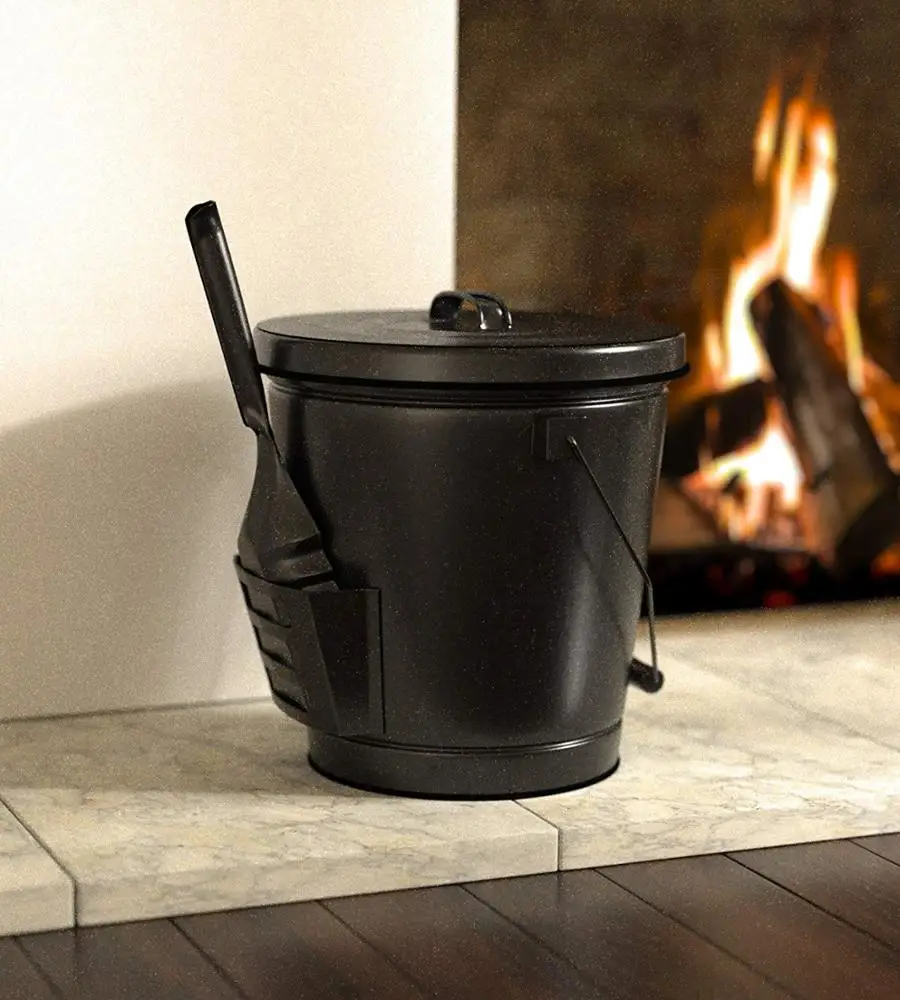 
Special design bucket with shovel ash bucket side shovel and cover to prevent dust on the floor storage capacity 