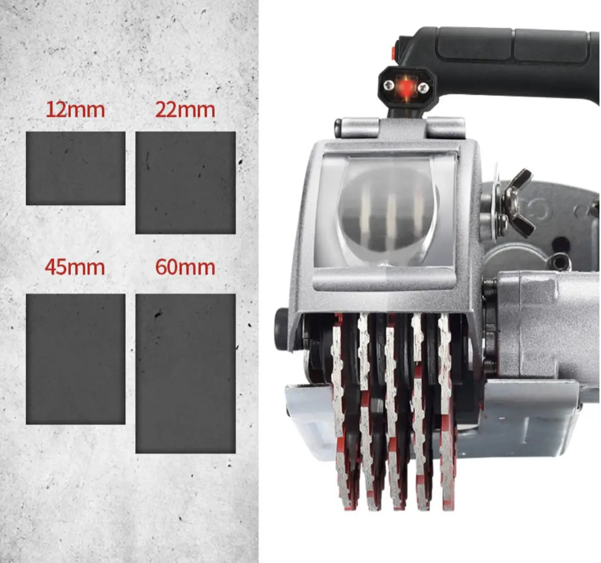 5500w industrial-grade Concrete Wall Groove machine hydropower clean wall cutting machine