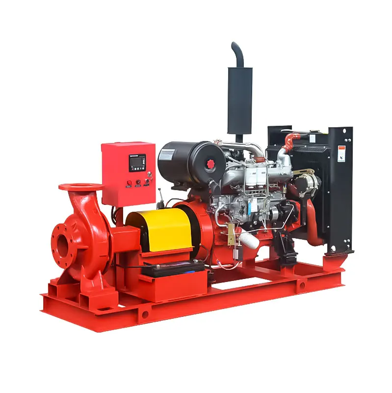 New market 100 HP diesel fire water pump diesel driven  high water pressure field fire pump