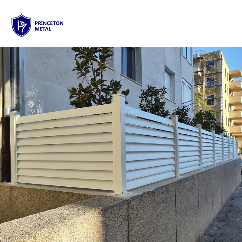 Decorative Outdoor  Aluminum Louver Fence Shutter Fence For Window Door Wall Slat Louver Panel
