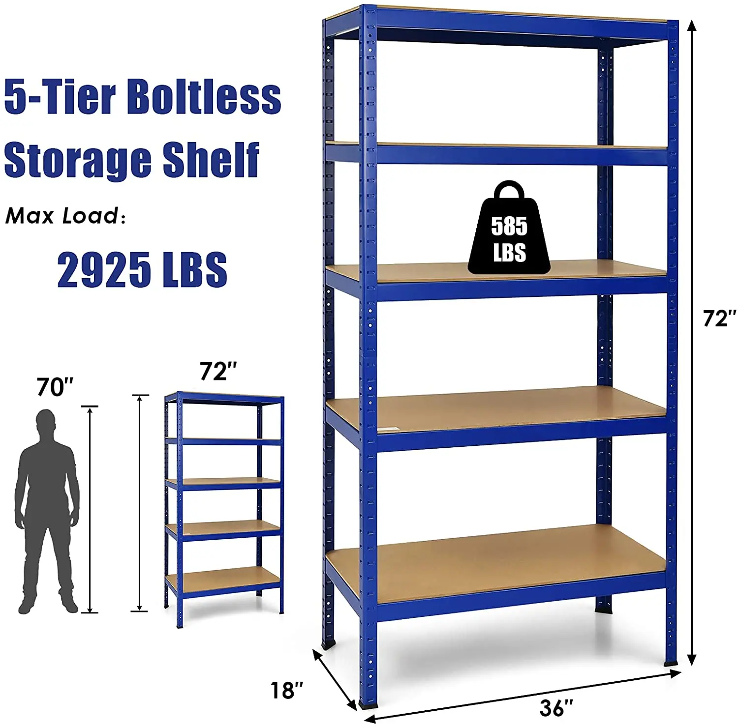 Industrial Iron Rack System Metal Shelf Garage Shelving Units Warehouse Pallet Boltless Steel Stacking Storage Shelves Racks