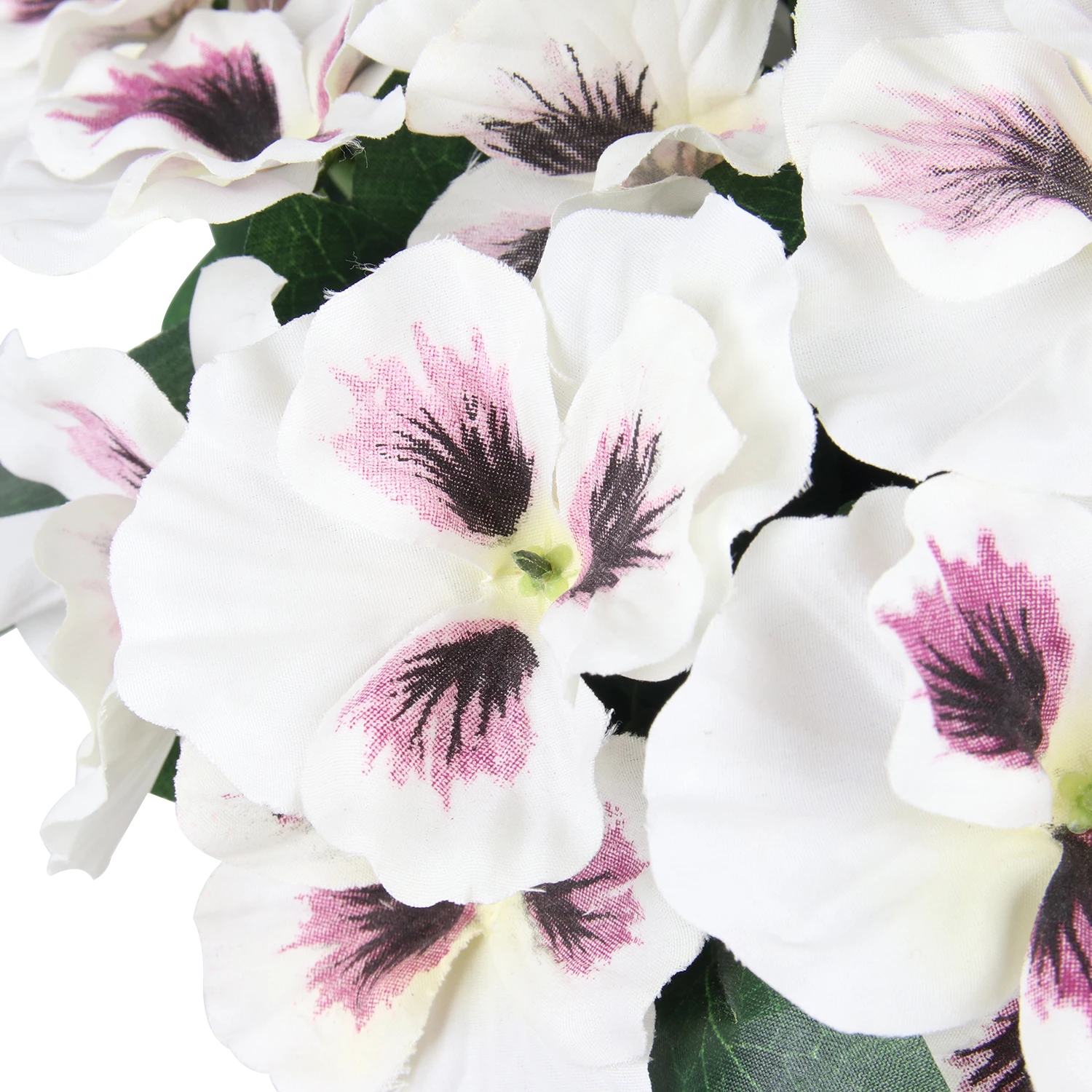 China customized handmade hanging silk artificial flower hanging basket for outdoor indoor decoration