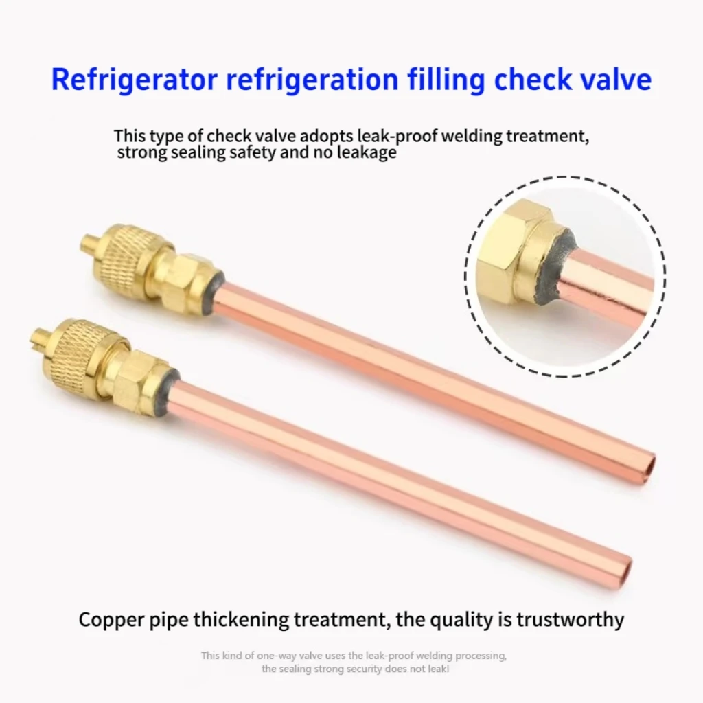 High quality refrigerator refrigeration filling check valve