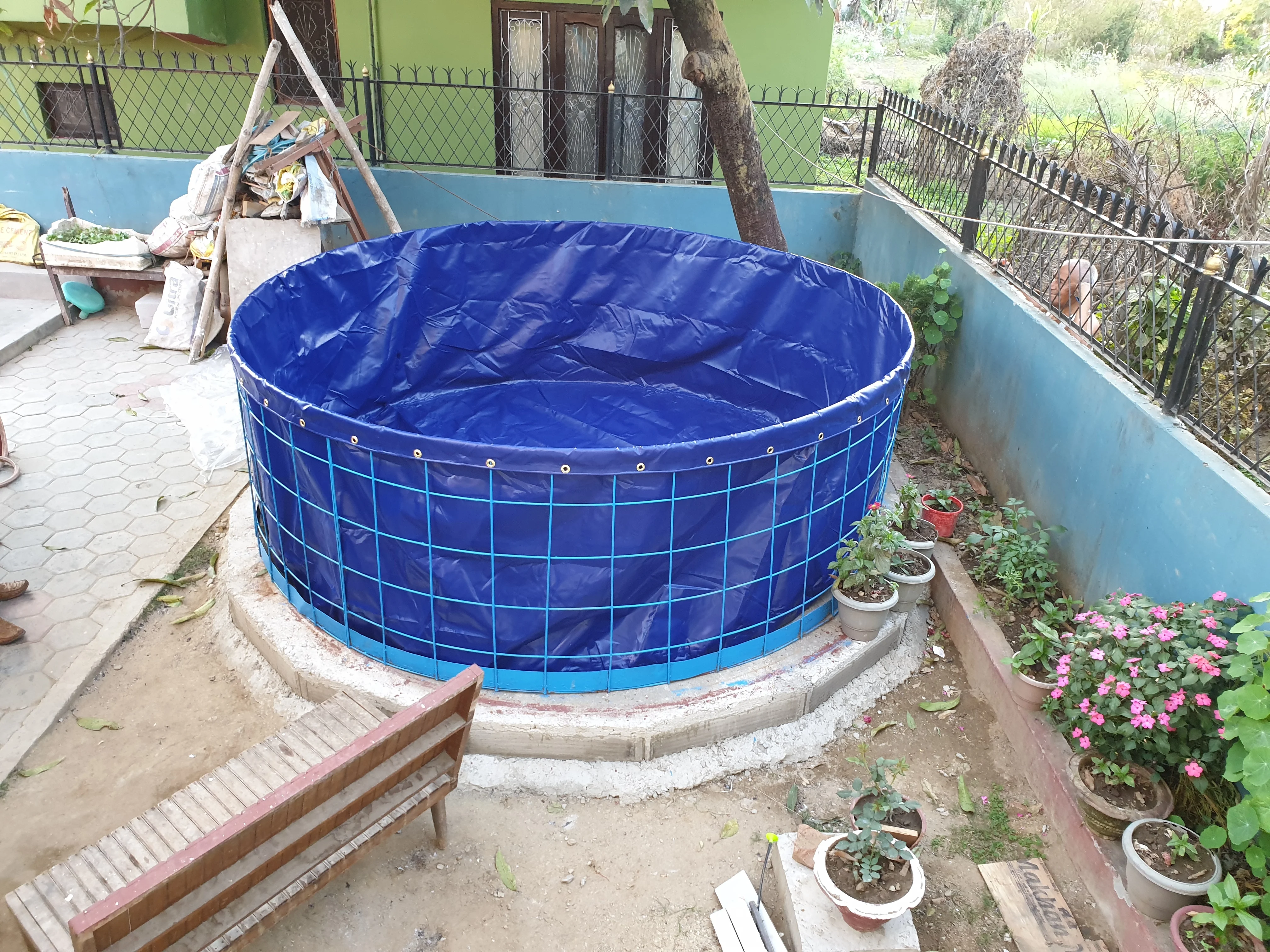 PVC Fish pond Environmental Friendly PVC Fish Tank Fish Pond Tarpaulin
