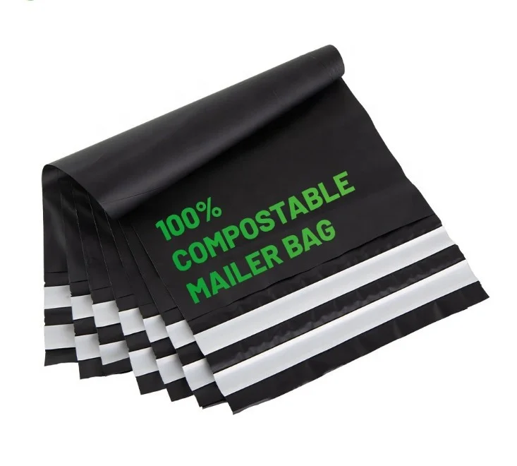 Custom Biodegradable Self Adhesive Sealed Nude Mailer Envelope Plastic Mail Packaging Bag biodegradable packaging