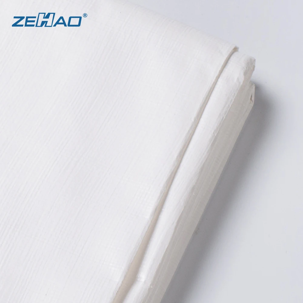 High Cost Performance PE Waterproof Reinforced Tarpaulin Fabric With White Color 150gsm