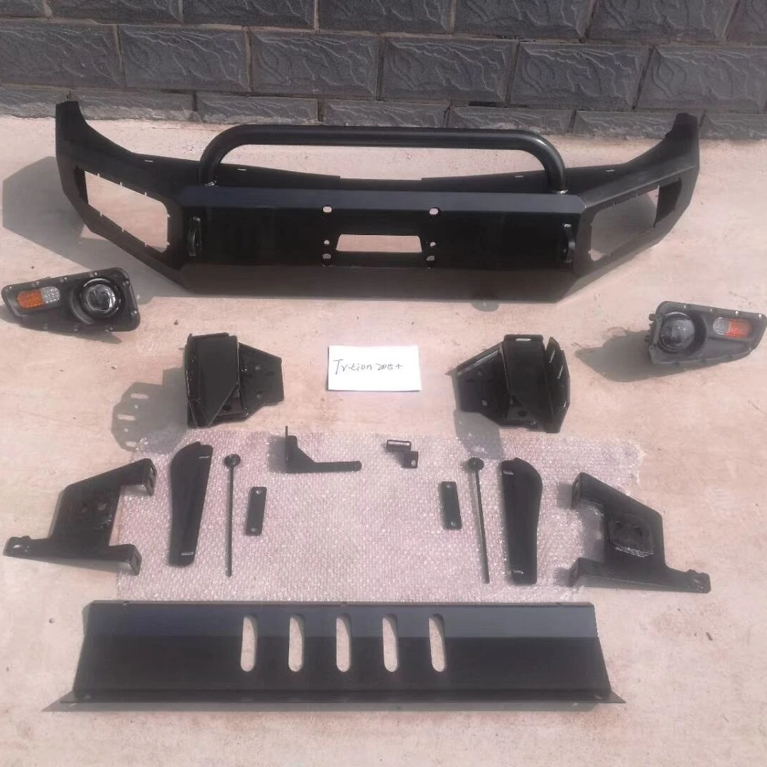 Pick Up Car  Front Winch Bumper With Lights For Triton L200