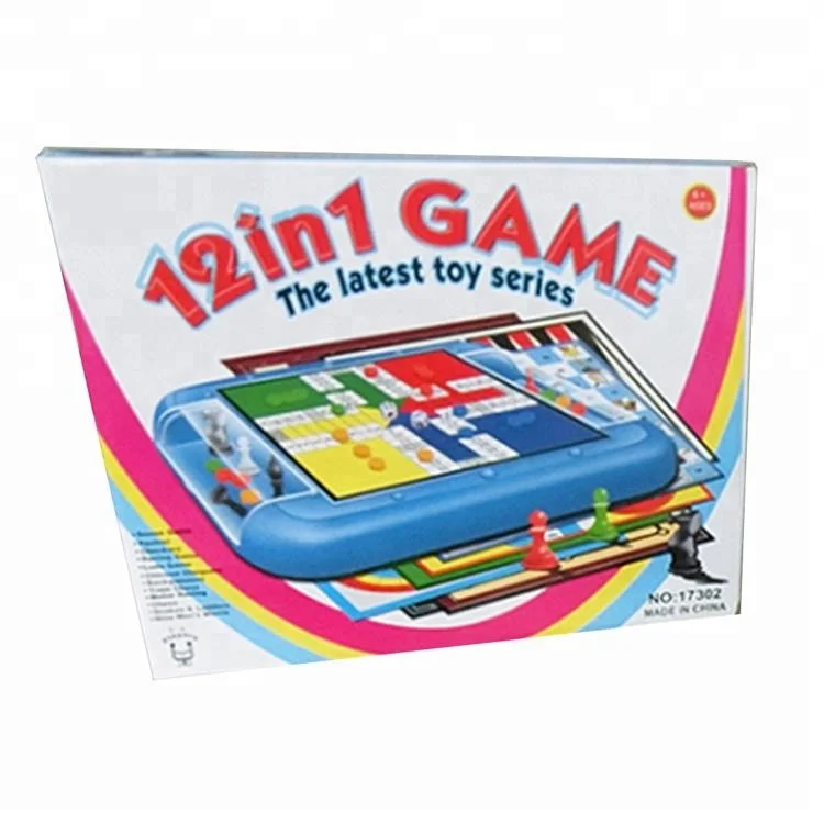 The Latest Design Plastic 12 In 1 Multi Chess Game Set