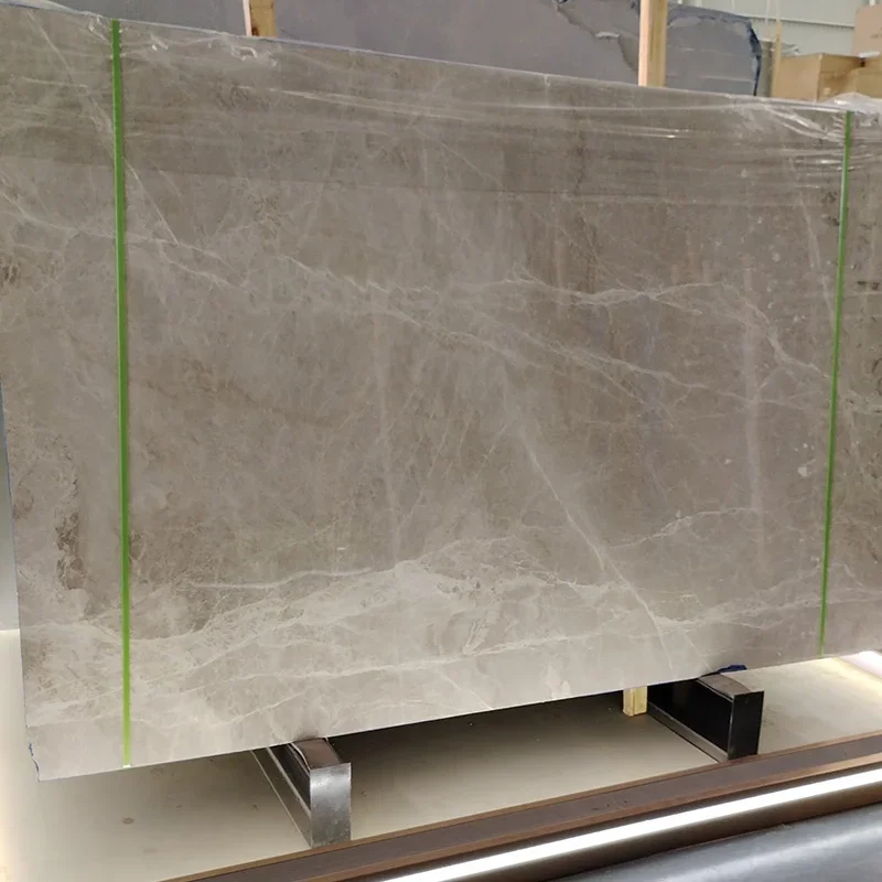 Good Catch Low Price Factory Supply New Cloud Dora Ash Marble Slab On Special Discount For Administration Building Wall Tile