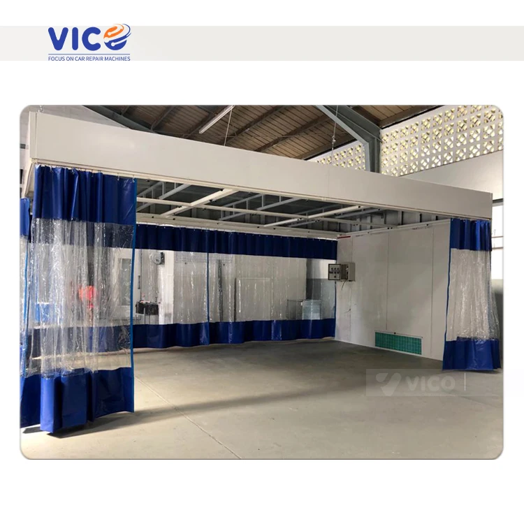 Vico Car polishing room Complete Pre-Paint Auto Preparation Workstation Eco-Friendly Automotive Spray Paint Prep Station*VPS30