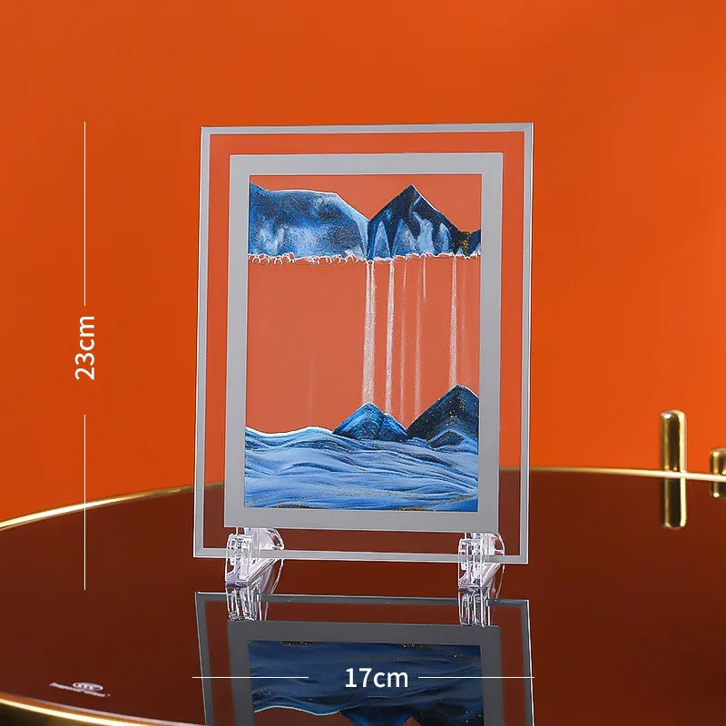 New Arrival Decorative Tabletop Moving Sand Art Dynamic Moving Sand Picture Art