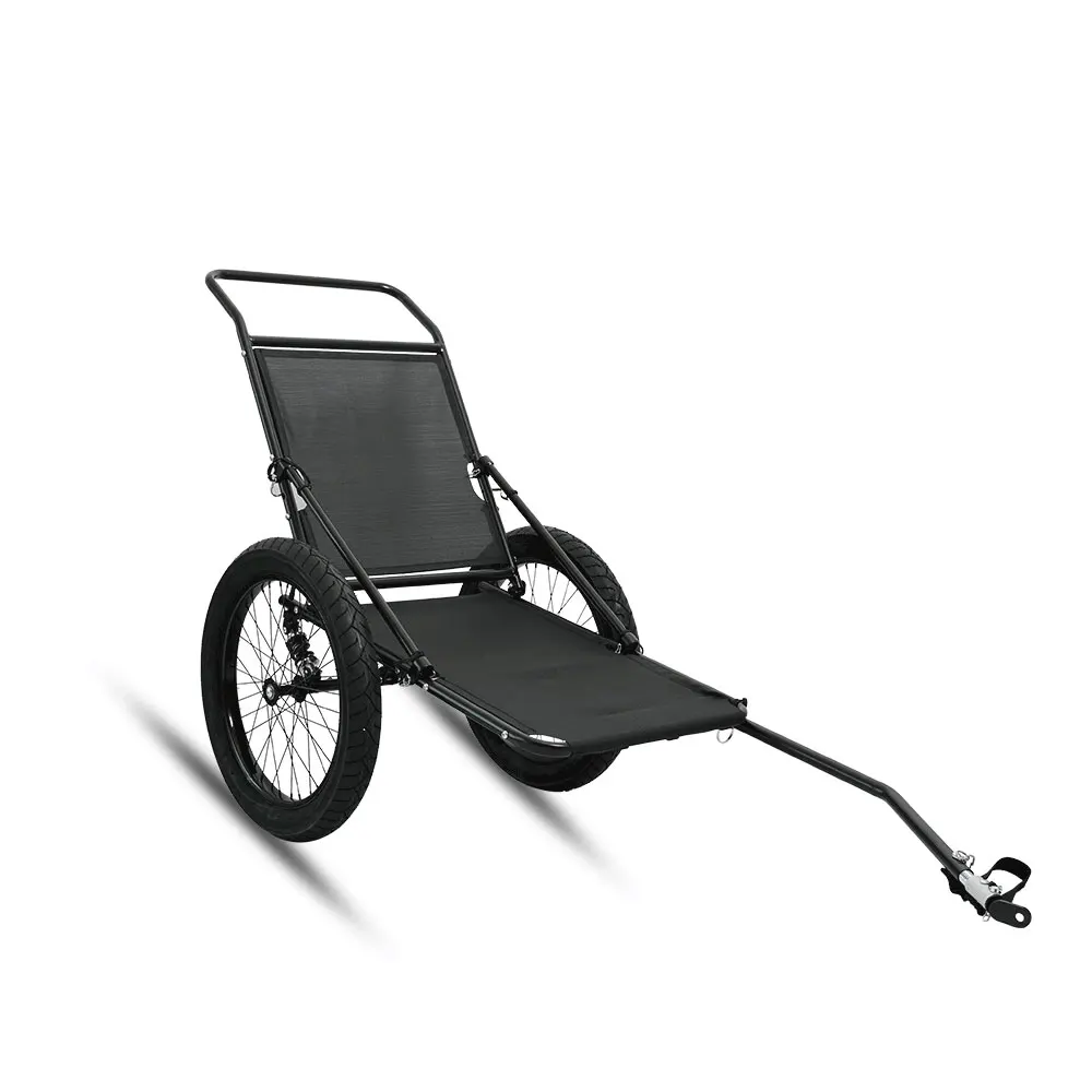 BTN Two Wheel Fat Tire Cargo Trailer Electric Adult Bike Travel Hunting Trailer