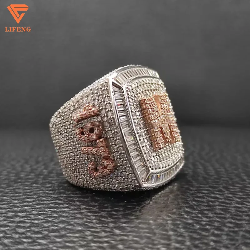 Fashion Custom Crystal Women Men Award Kid Softball Finger Youth Football Custom Baseball Basketball Championship Ring