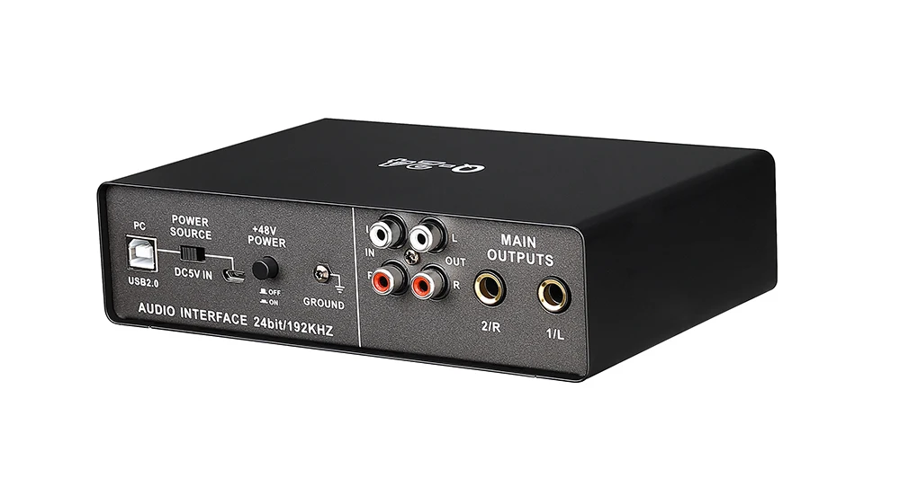 Teyun Q-24 New professional external mixer live preamplifier USB recording studio sound card audio interface