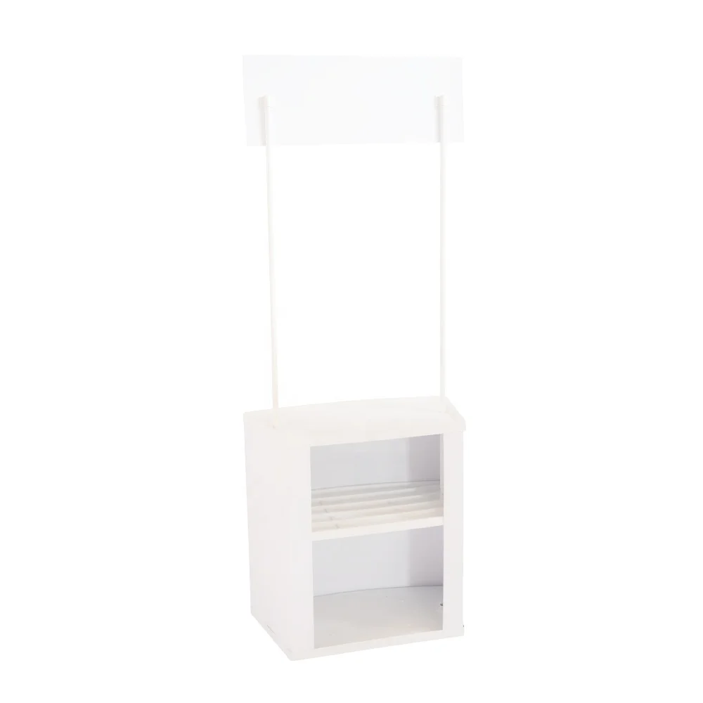 Economic Supermarket Display PVC Plate Around Desk Promotion Table Display Stand Counter For Advertising Promotional Activity