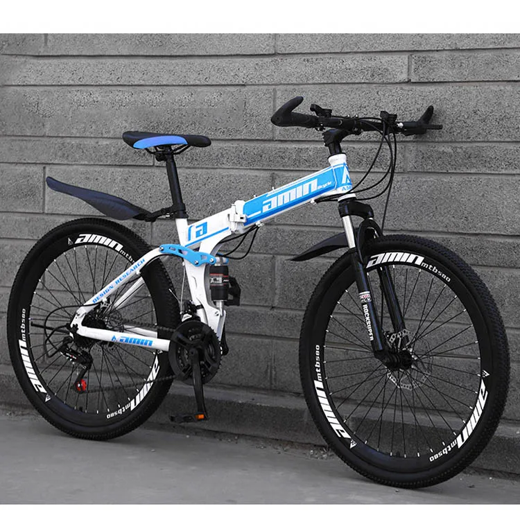 26 Inch spoke wheel high-carbon steel folding mountain bike mtb bicycle for men