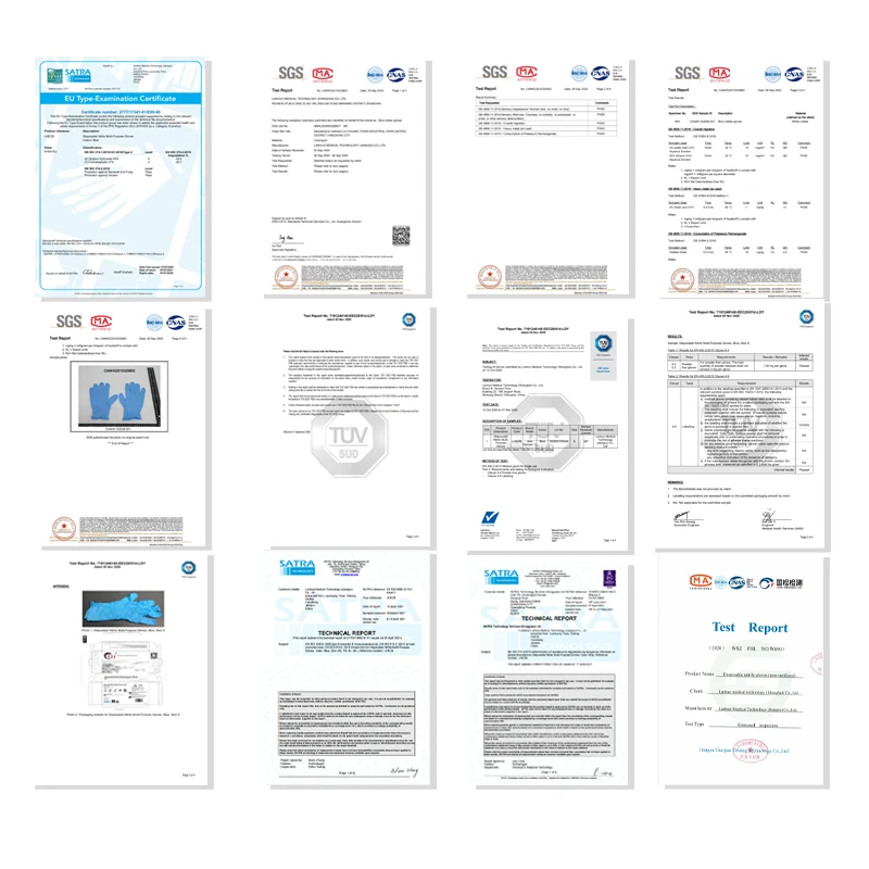 Barrier Protection Gloves Manufacturers Food Safe Vinyl Disposable Gloves Degradation Nitrile Gloves