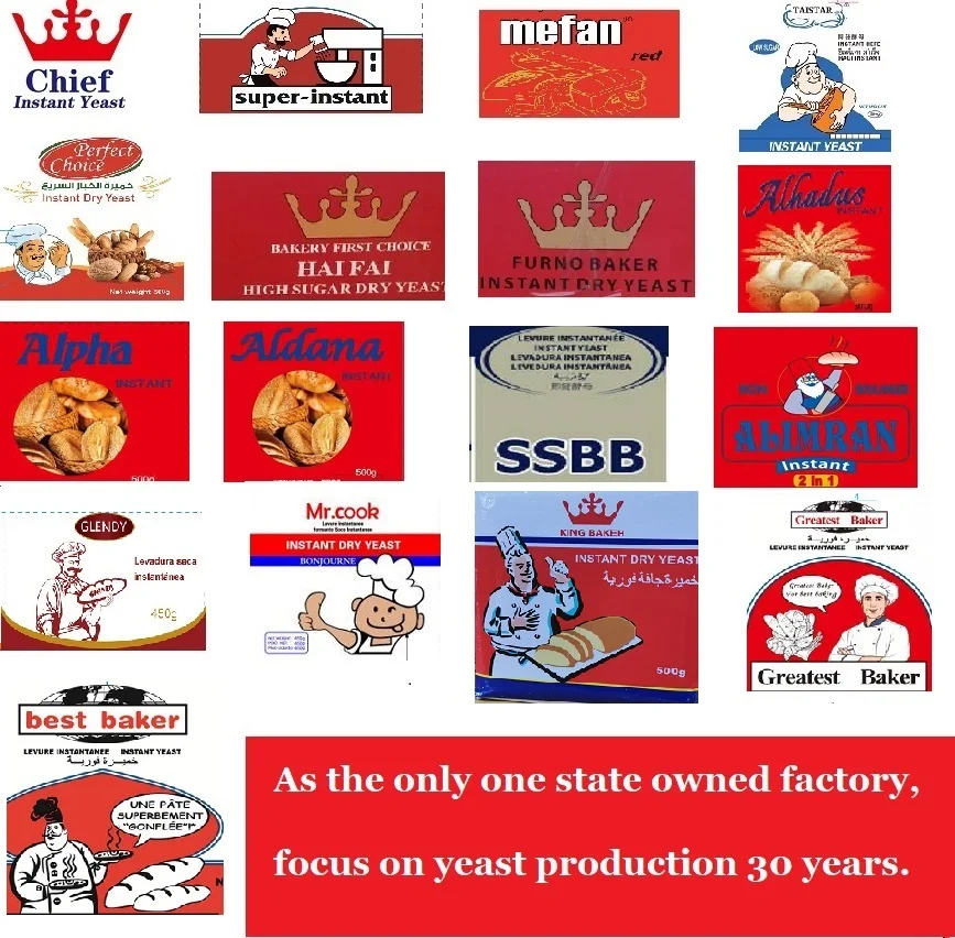 New Aule High Active Instant Dry Yeast Baking 100g 125g Low Sugar makes the products in uniform color